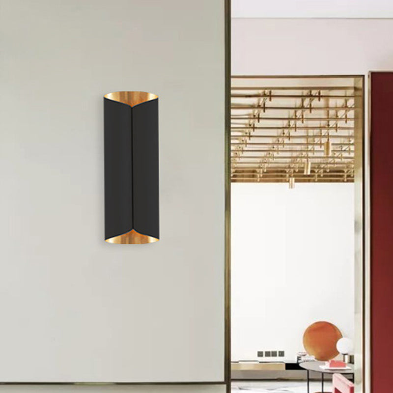 Solène Twisted Metal Dual Light Wall Sconce