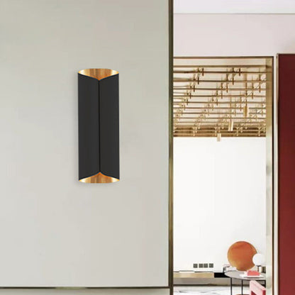 Solène Twisted Metal Dual Light Wall Sconce