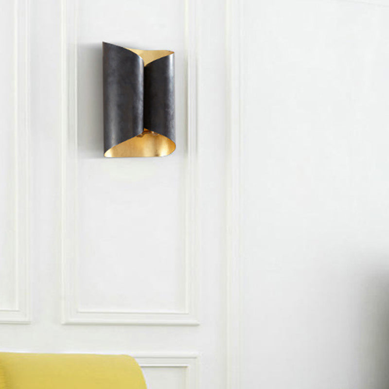 Solène Twisted Metal Dual Light Wall Sconce