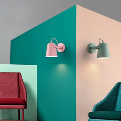 Sophie Nordic Bell Rotatable Wall Sconce Metal Shade