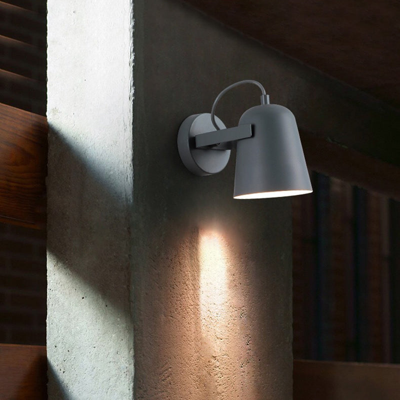 Sophie Nordic Bell Rotatable Wall Sconce Metal Shade
