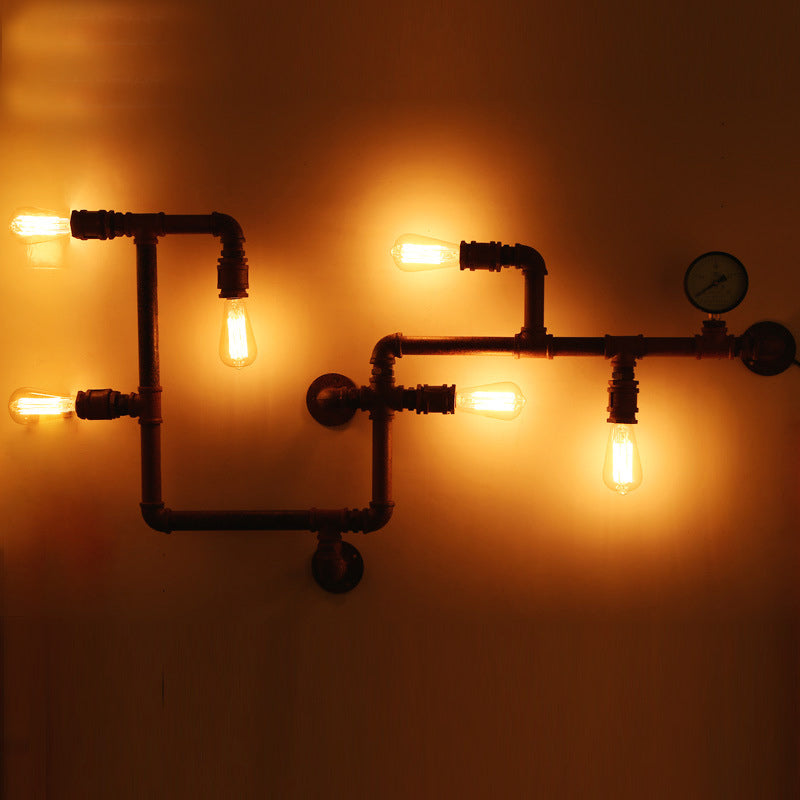 Victor Steampunk Maze Wall Sconce Light