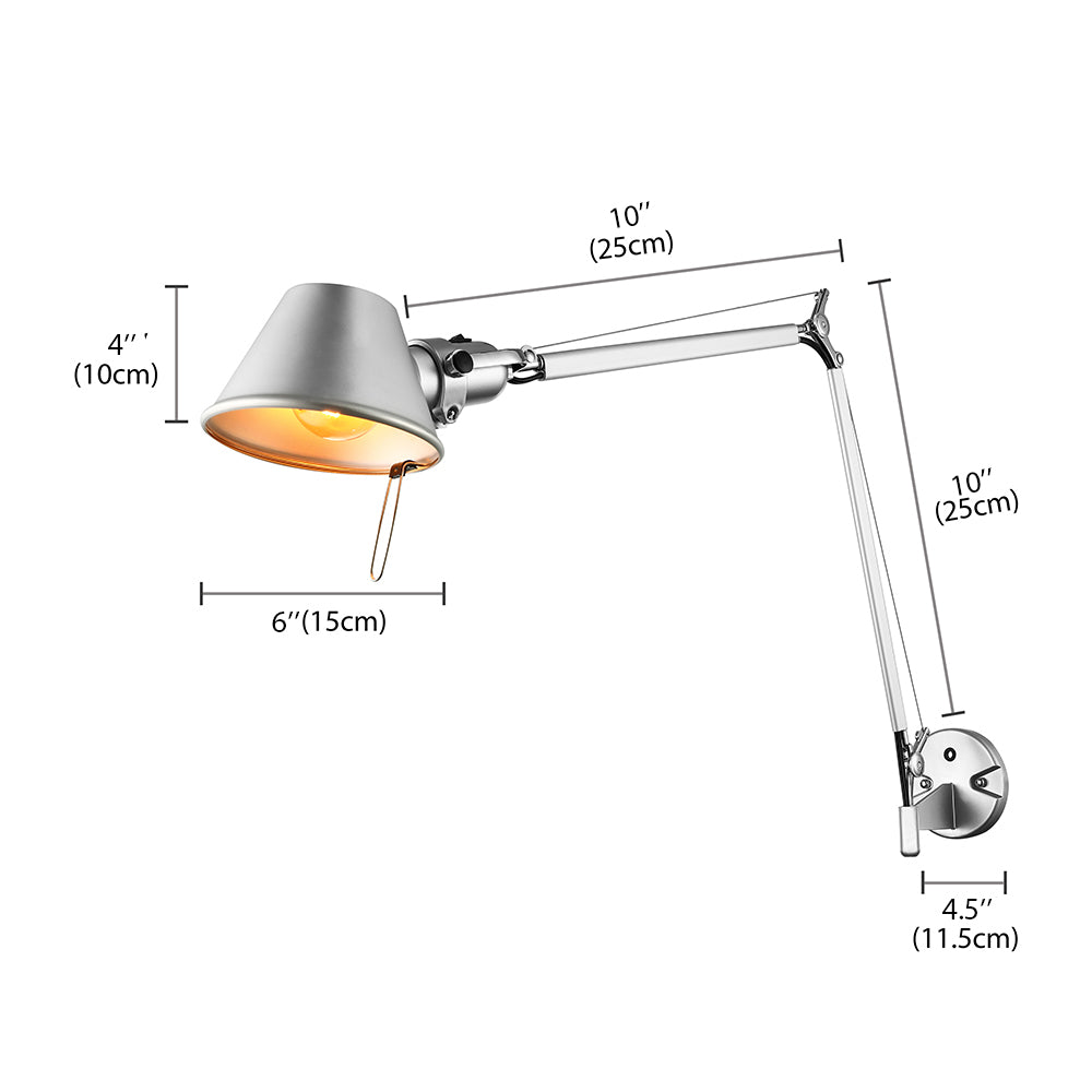Amélie Retro Swing Arm Wall Sconce