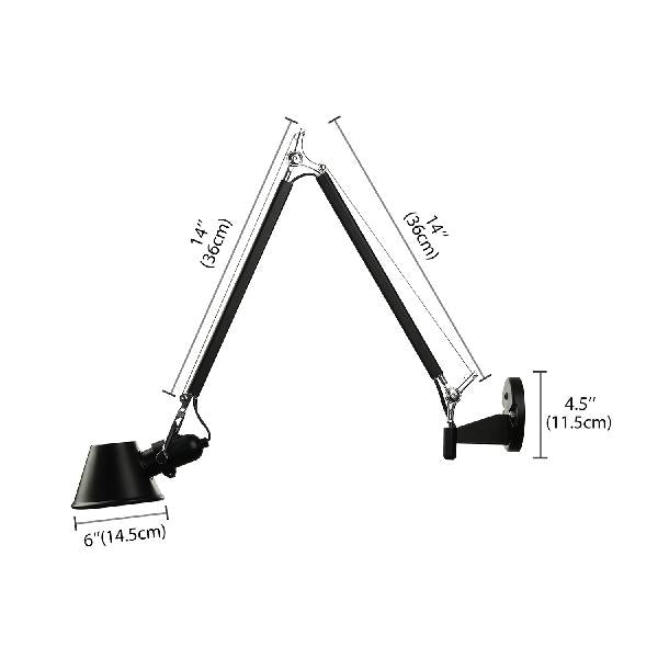 Amélie Retro Swing Arm Wall Sconce