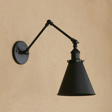 Clémence Farmhouse Cone Swing Arm Wall Sconce