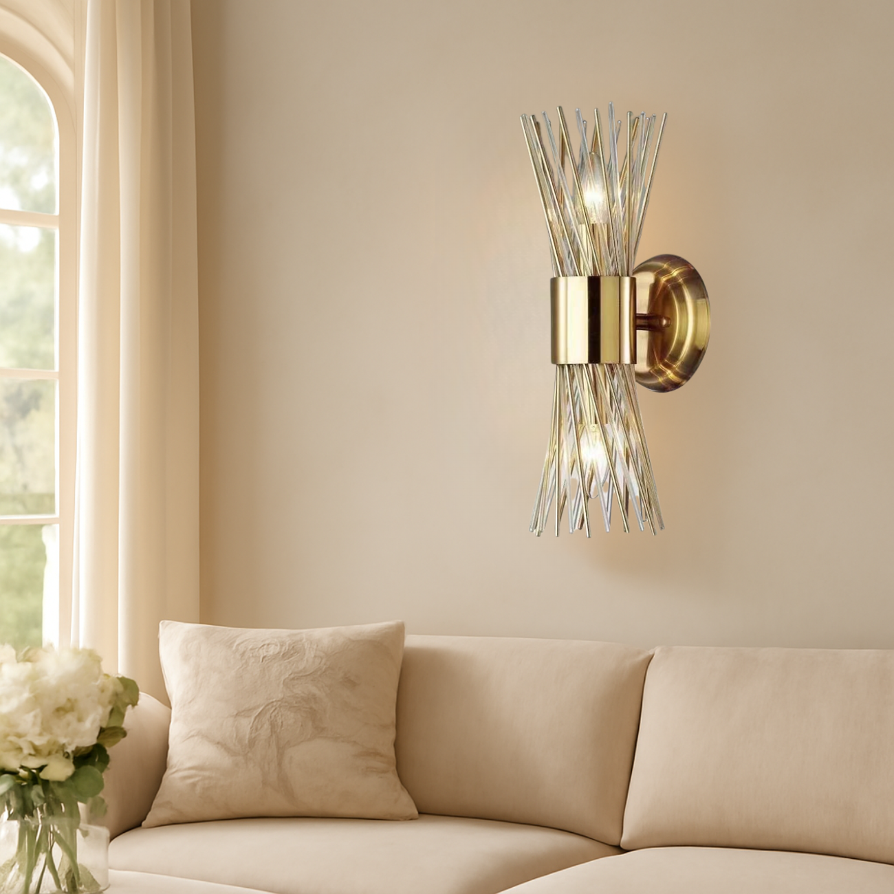 Lucille Glass Wall Sconce