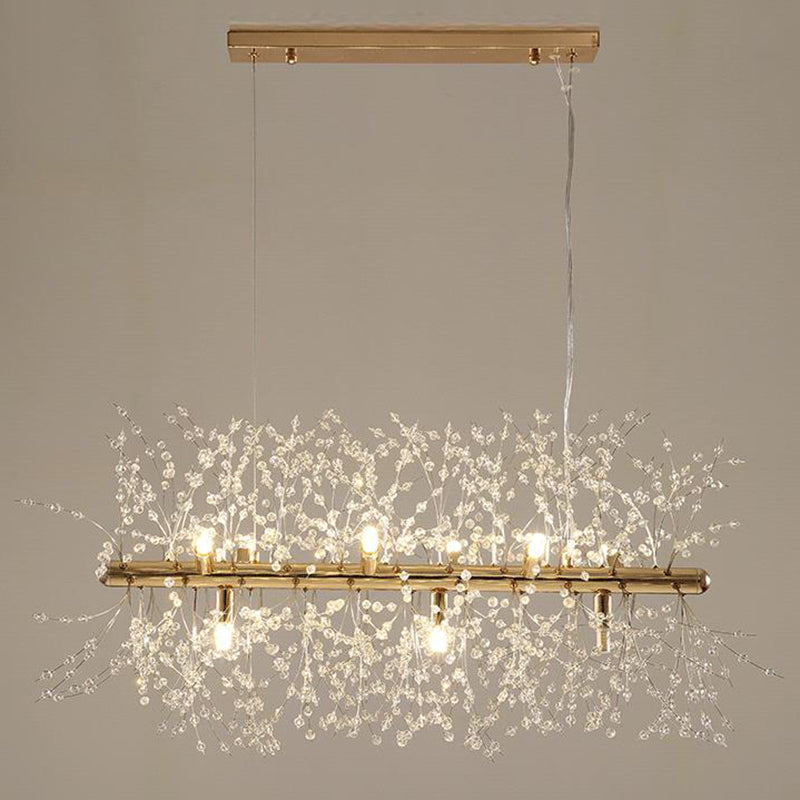 Sophie Crystal Orb Dandelion Chandelier for Living Room