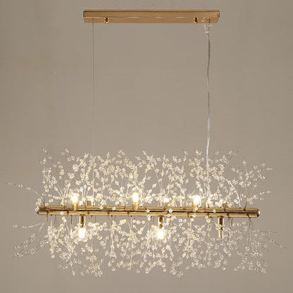 Sophie Crystal Orb Dandelion Chandelier for Living Room