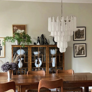 Thérèse Frosted Veil Snowfall Chandelier