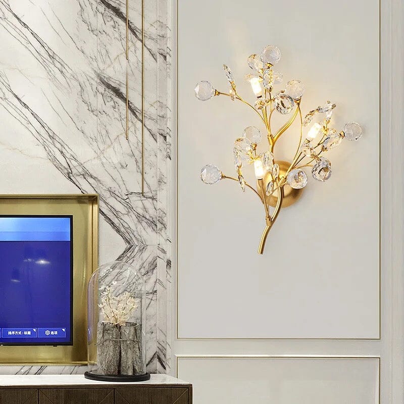 Adele Nature-Inspired Metal Branch Wall Lamp