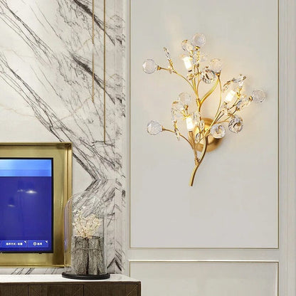 Adele Nature-Inspired Metal Branch Wall Lamp