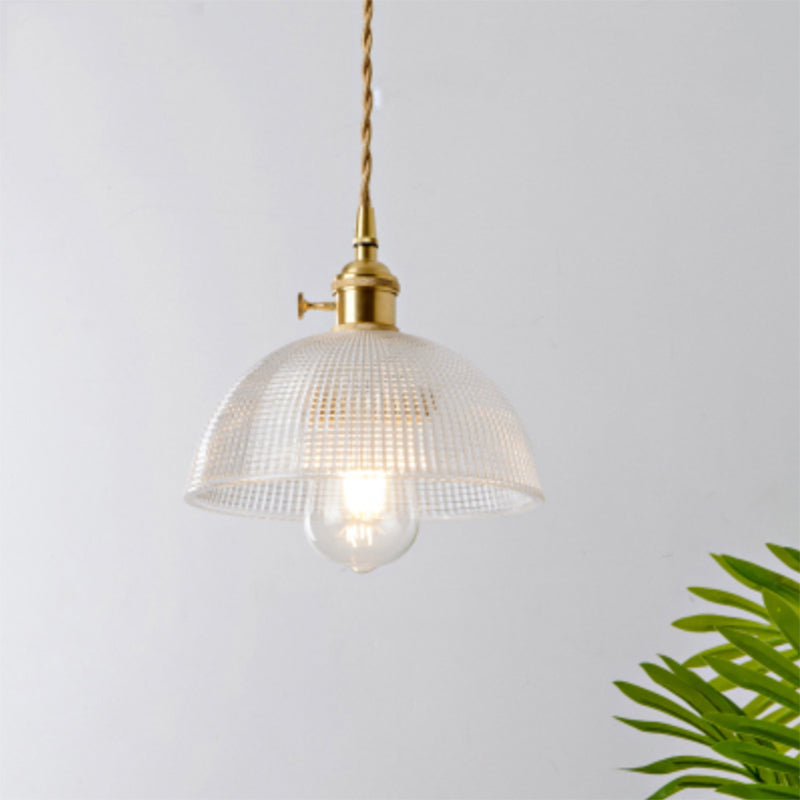 Célestine Clear Glass Antique Style Pendant Light