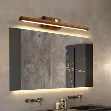 Clémence Nordic Linear Wall Lamp Wood and Acrylic LED Lighting