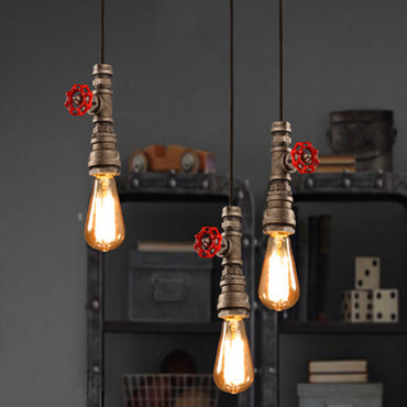 Amélie Rustic Pipe Valve Pendant Light