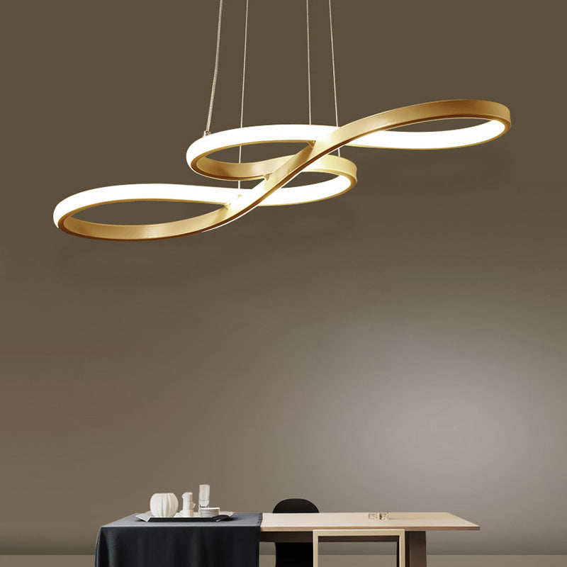 Juliette Metal Music Note LED Chandelier