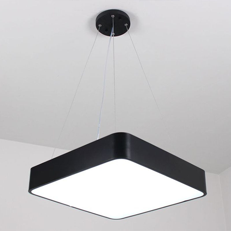 Sophie Square LED Acrylic Pendant Chandelier in Black