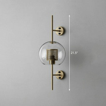 Sophie Metal Mesh Screen Wall Lamp Metal and Glass LED Lighting