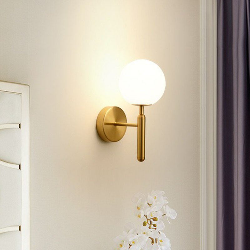 Lucie Mini Glass Ball Wall Light Sconce