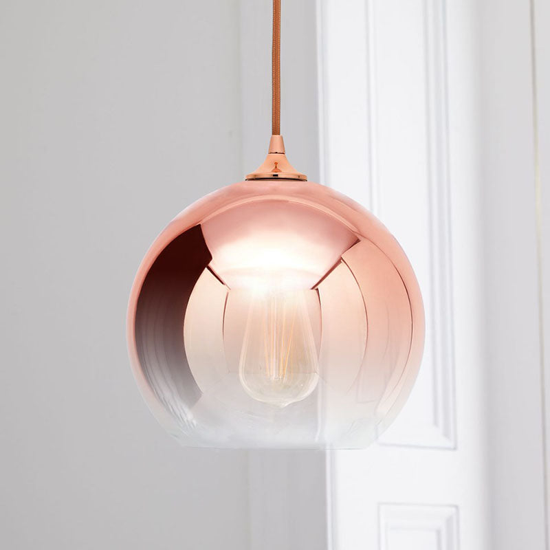 Noémie Gradient Glass Globe Pendant Light