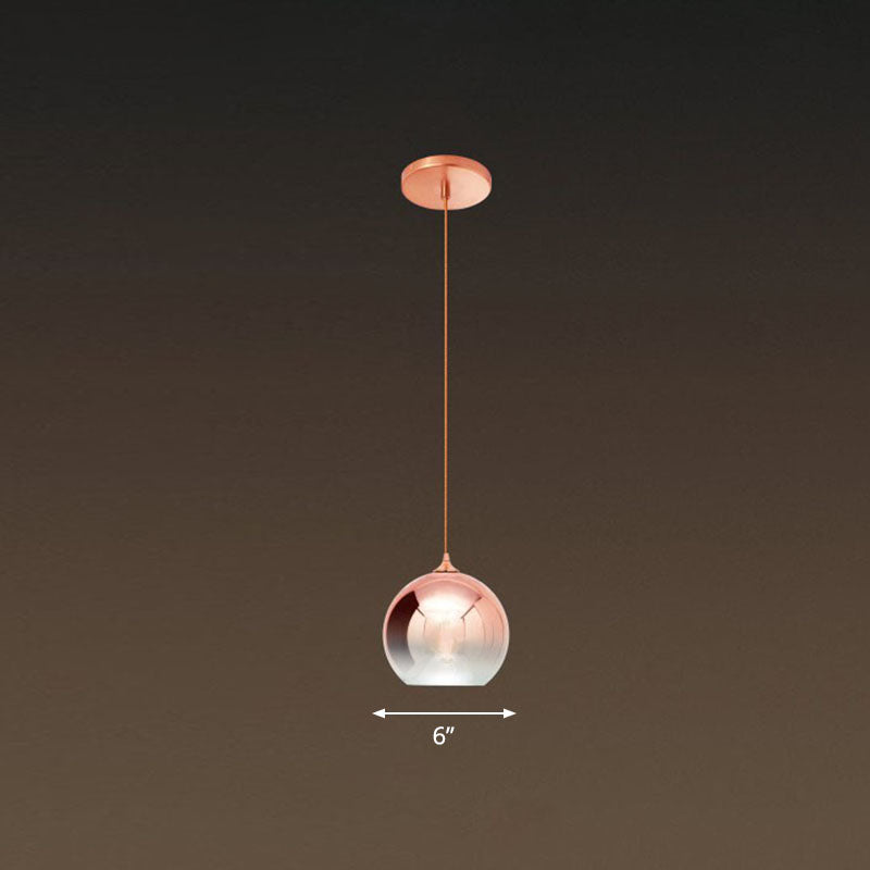 Noémie Gradient Glass Globe Pendant Light