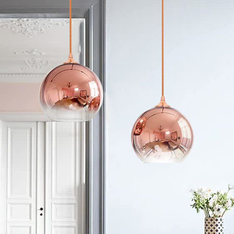 Noémie Gradient Glass Globe Pendant Light