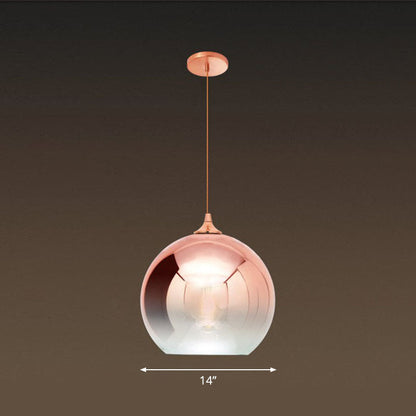 Noémie Gradient Glass Globe Pendant Light