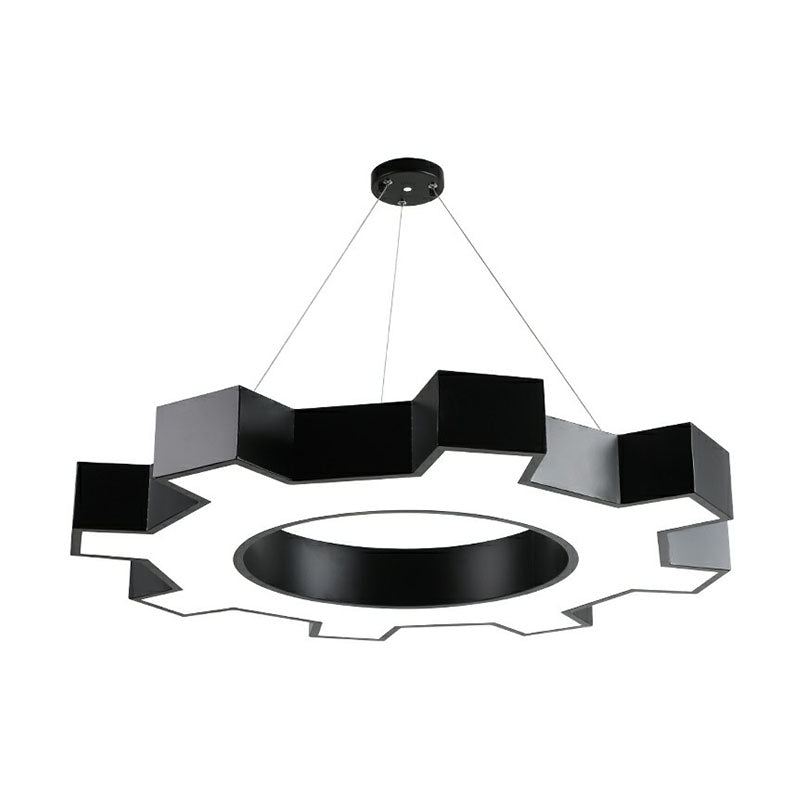 Élodie Gear LED  Pendant Lights Modern Acrylic Black