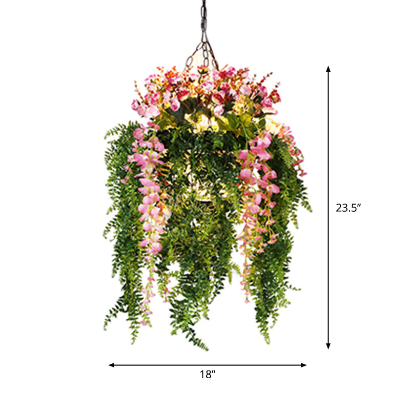 Clémence Farmhouse Plant Pendant Chandelier Light