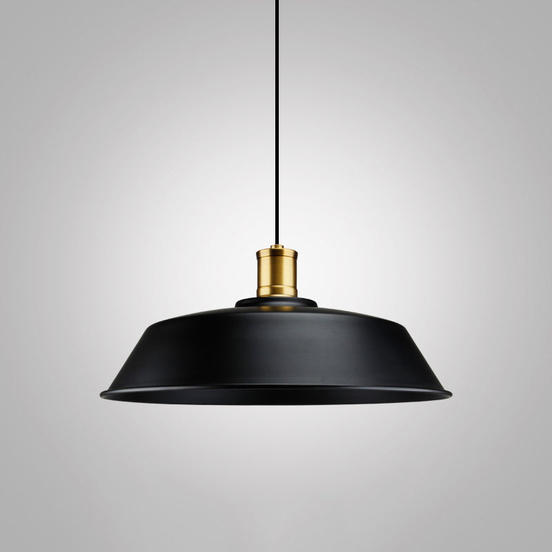 Noémie Geometric Black Pendant Light Industrial Single Bulb