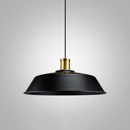 Noémie Geometric Black Pendant Light Industrial Single Bulb