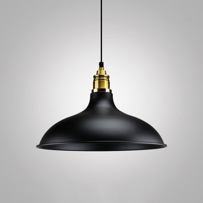 Noémie Geometric Black Pendant Light Industrial Single Bulb