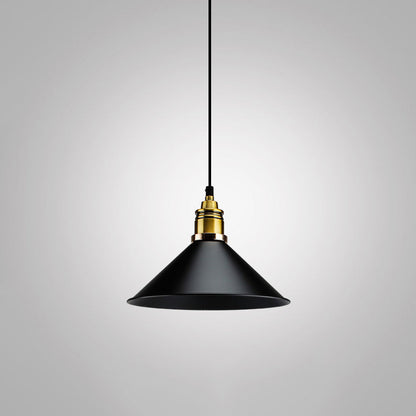 Noémie Geometric Black Pendant Light Industrial Single Bulb