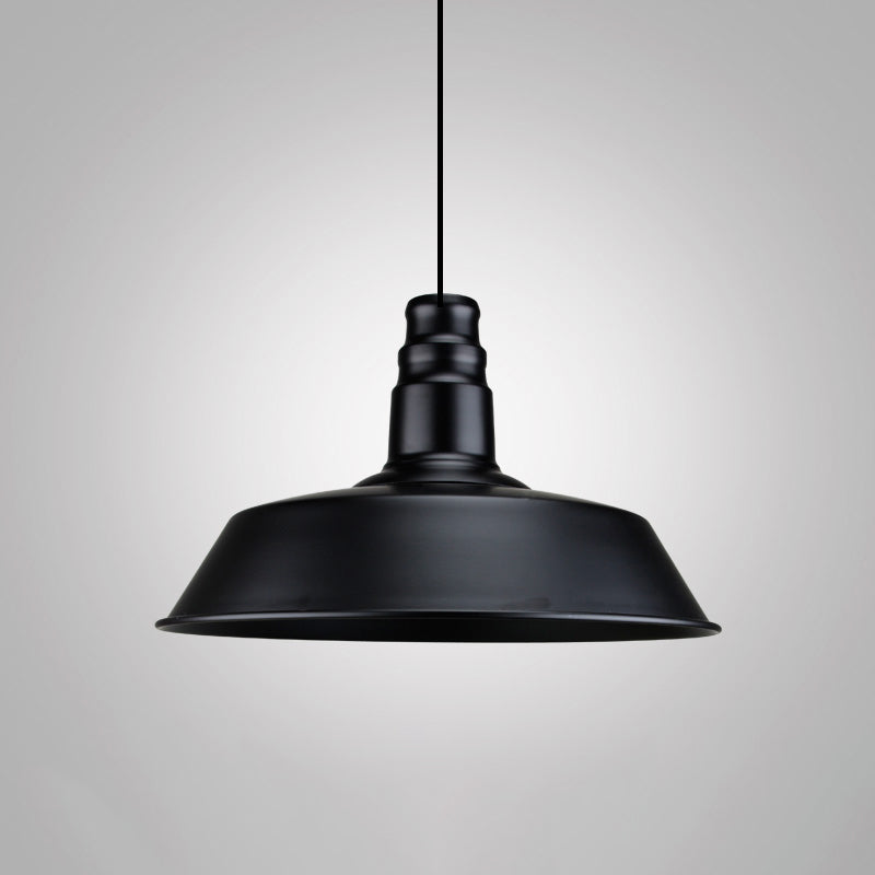 Noémie Geometric Black Pendant Light Industrial Single Bulb