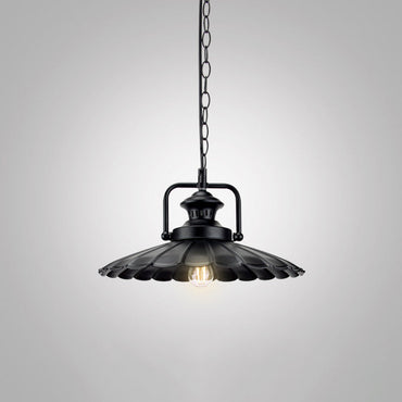 Noémie Geometric Black Pendant Light Industrial Single Bulb