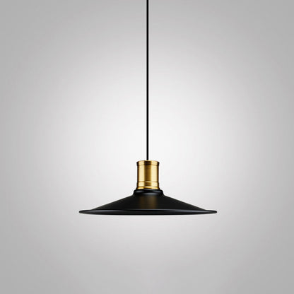 Noémie Geometric Black Pendant Light Industrial Single Bulb