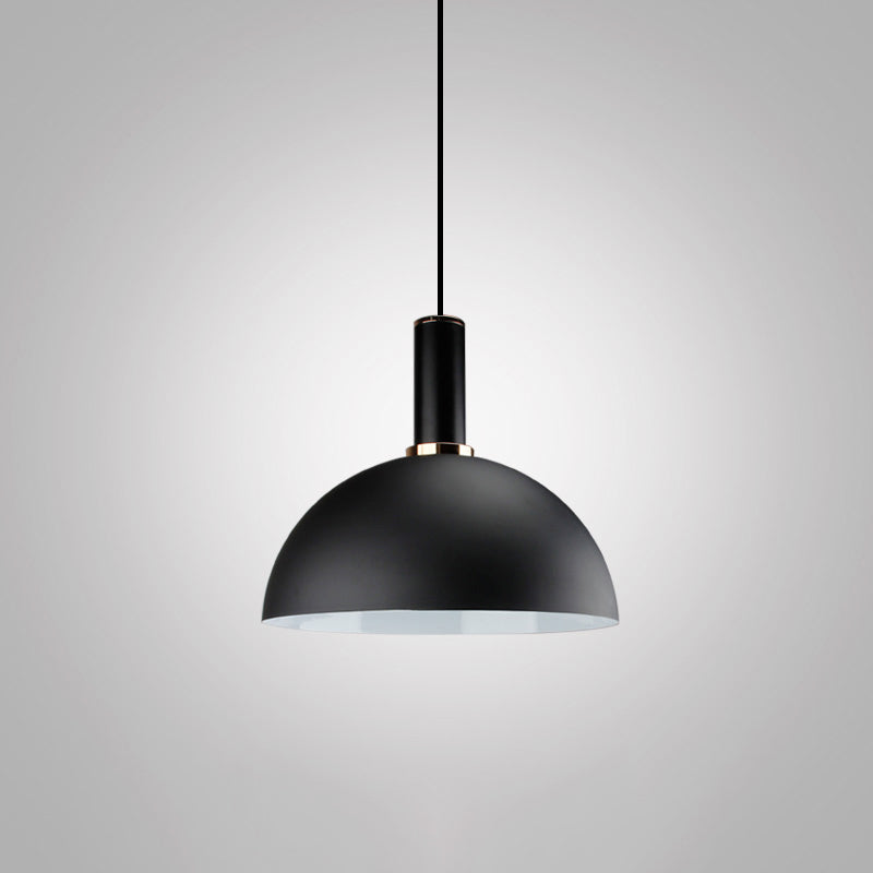 Noémie Geometric Black Pendant Light Industrial Single Bulb