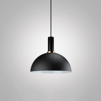 Noémie Geometric Black Pendant Light Industrial Single Bulb