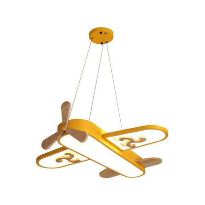 Juliette Kids Plane-Shaped LED Hanging Lamp Acrylic Pendant