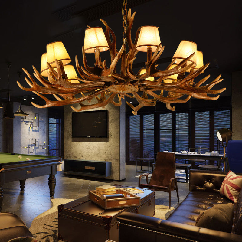 Renard Traditional Conical Shade Chandelier Pendant Light