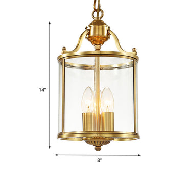 Sabrina Cylinder Glass Chandelier