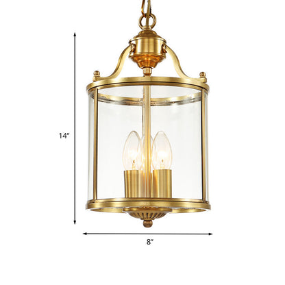Sabrina Cylinder Glass Chandelier