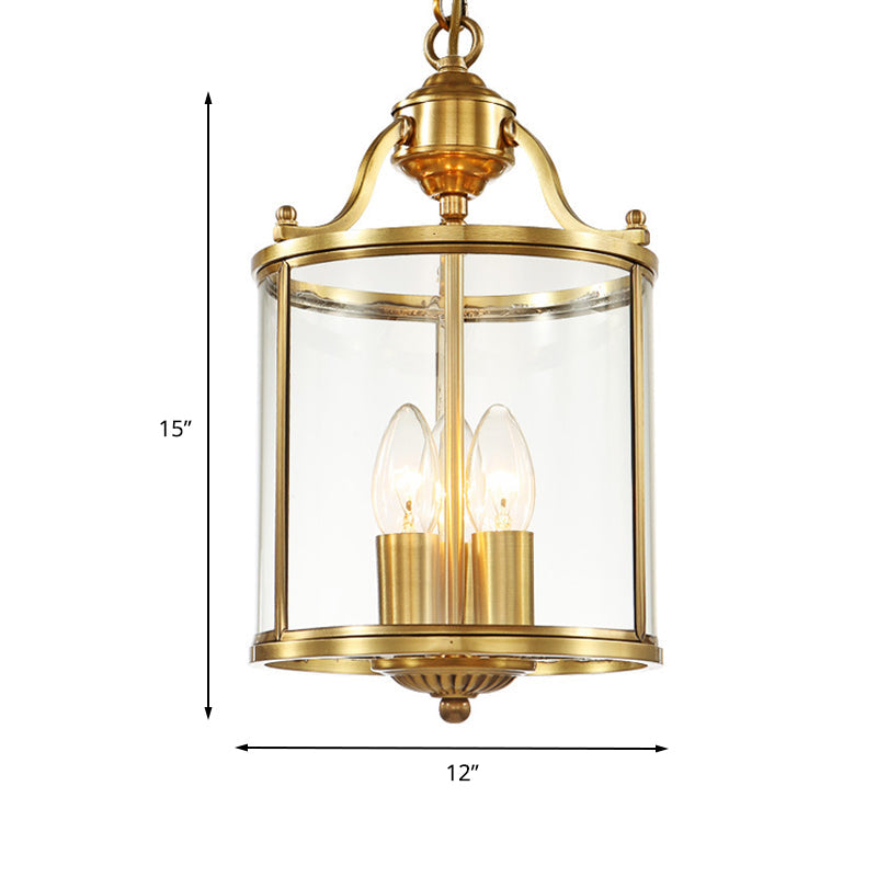 Sabrina Cylinder Glass Chandelier