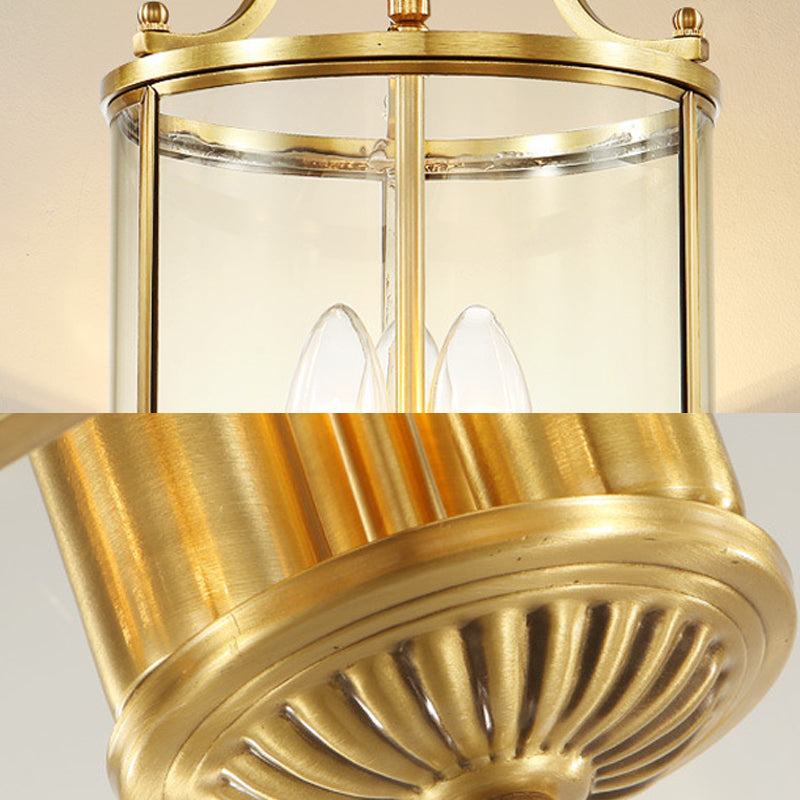 Sabrina Cylinder Glass Chandelier