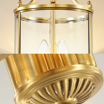 Sabrina Cylinder Glass Chandelier