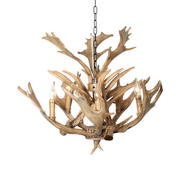 Marceau Rustic Candle Chandelier Pendant Light