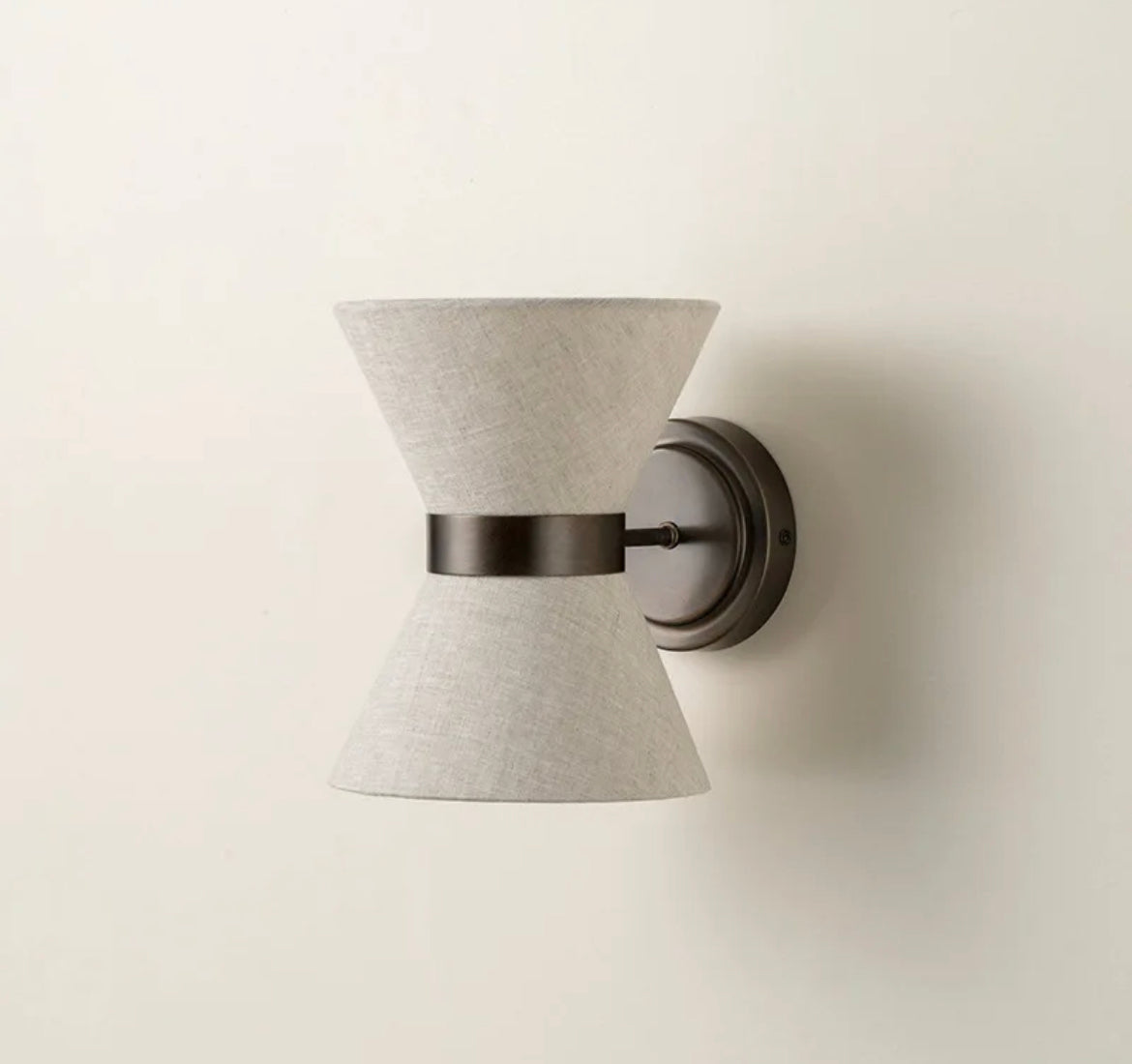 Camille Fabric Shade Wall Lamp