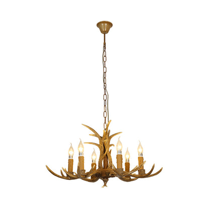 Ardenwood Rustic Deer Antler Chandelier Pendant Light