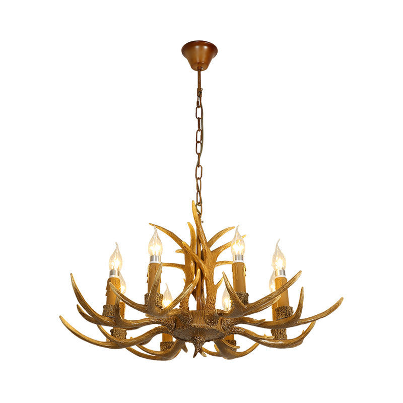 Ardenwood Rustic Deer Antler Chandelier Pendant Light