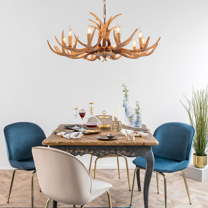 Ardenwood Rustic Deer Antler Chandelier Pendant Light