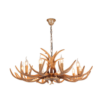 Ardenwood Rustic Deer Antler Chandelier Pendant Light